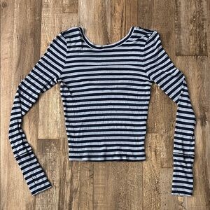 Striped Long Sleeve Top